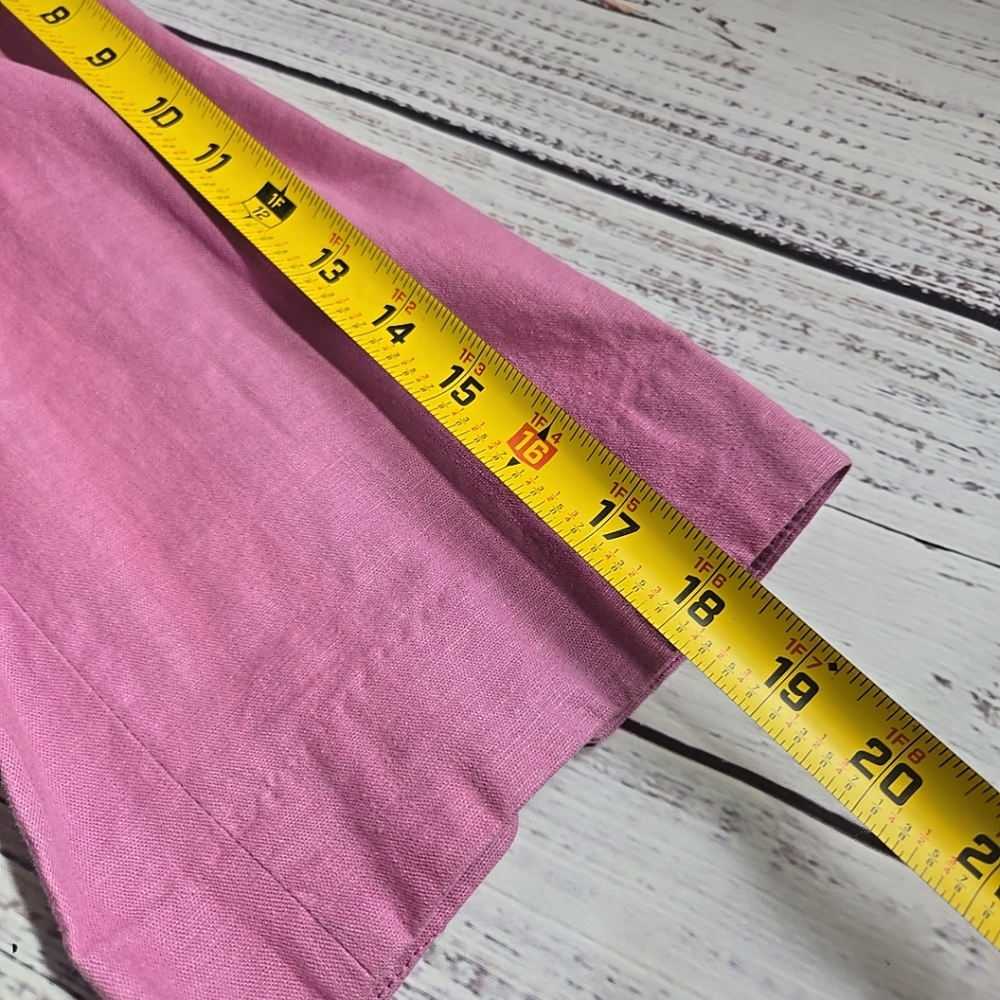 Vintage Bob Mackie Wearable Art Mauve Linen Blend Jacket Blazer 2X Embroidered - Picture 7 of 10